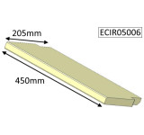 ECIR05006 Parkray Brick Baffle  |  Aspect 5 (NON Eco) 